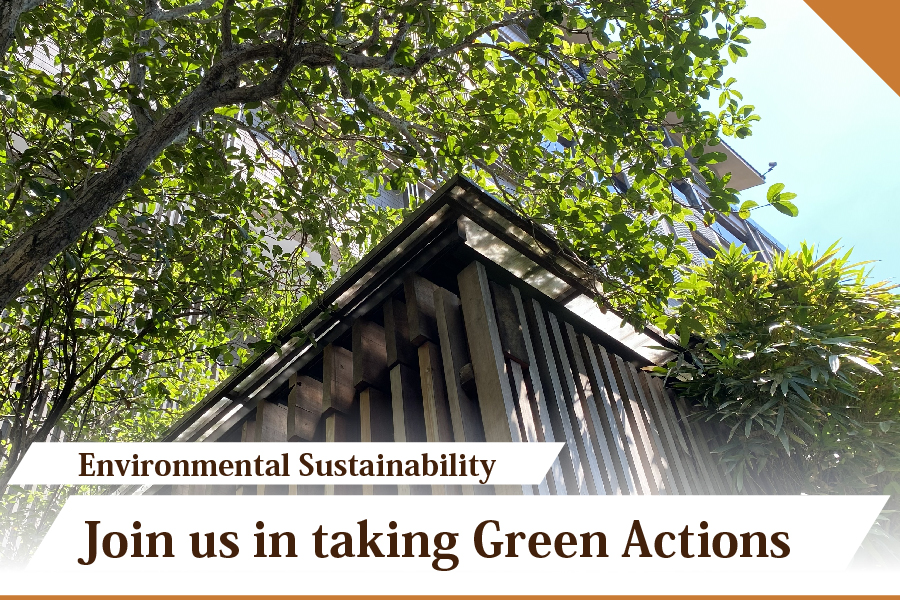 Join us in taking  Green Actions
